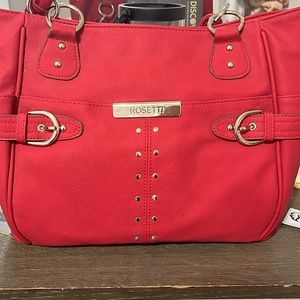 Rossetti red shoulder bag new